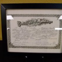 Certificate, Marriage