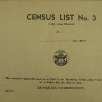 1941 Census List No. 3 for Alamosa County