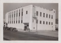 Black and white photograph of exterior