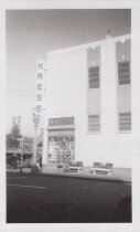 Black and white photograph of exterior