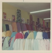 Interior view of Kress fabric section