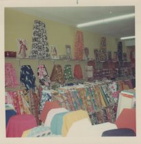 Interior view of Kress fabric section