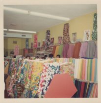 Interior view of Kress fabric section