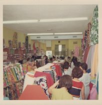 Interior view of Kress fabric section