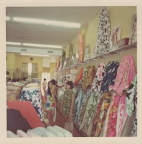 Interior view of Kress fabric section
