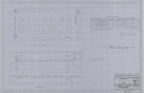 Pencil Drawing of First Floor and Basement Heating Plan with Radiator Schedule