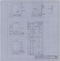 Pencil Drawing of Alterations to Elevator Shaft