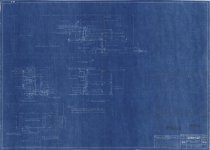 Blue Print Copy of Refrigeration and Piping Layout in Basement with Details