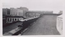 Black and white photograph of Kress rooftop