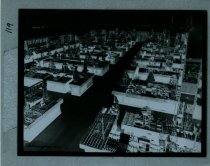 Black and white negative of interior sales area (date and photographer unkn