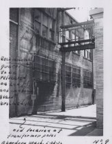 Black and white photograph of Kress side wall