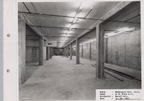 Black and white photograph of construction