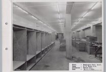 Black and white photograph of construction