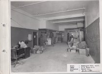 Black and white photograph of construction