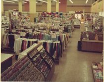 Color photograph of interior sales area, taken in March 1971 by Richard's S