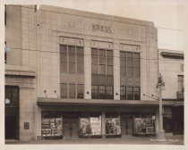 Black and white photograph of exterior