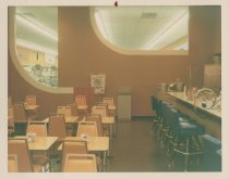 Color photograph of café