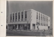 Black and white photograph of exterior