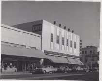 Black and white photograph of exterior