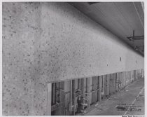 Black and white photograph of construction