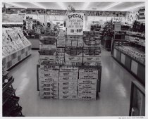 Black and white photograph of candy bars