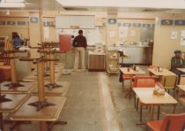 Color photograph of café construction