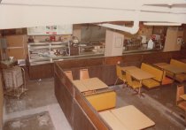 Color photograph of café construction