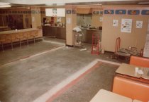 Color photograph of café construction