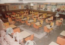 Color photograph of café construction