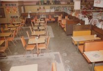 Color photograph of café construction