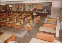 Color photograph of café construction