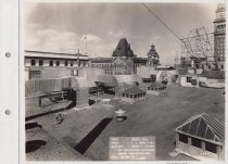 Black and white photograph of roof