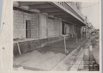 Black and white photograph of construction