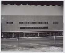 Black and white photograph of exterior