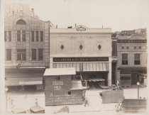 Black and white photograph of exterior
