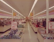 Color photograph of sales floor