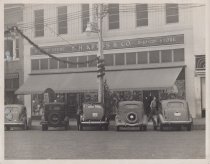 Black and white photograph of exterior