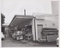 Exterior view of Kress garden shop entrance