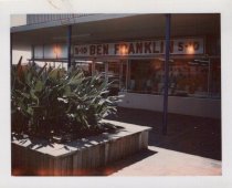 Exterior view of Ben Franklin store front