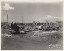 Exterior view of construction site for Kress manager house