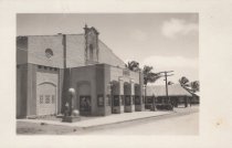Exterior view of a theater