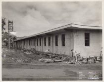Exterior view of Kress store under construction