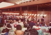 Interior view of Kress company luau
