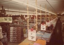 Interior view of Kress sales floor