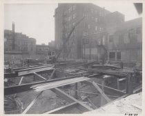 Exterior view of Kress construction site