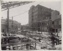 Exterior view of Kress construction site