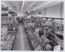 Black and white photograph of Kress candy section.