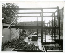 Exterior view of Kress construction site