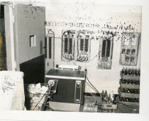 Interior view of Kress breaker room