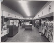 Black and white photograph of Kress store front